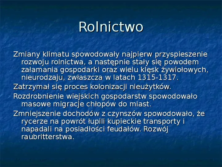 Jesień średniowiecza i kryzys Europy Zachodniej. - Slide 3