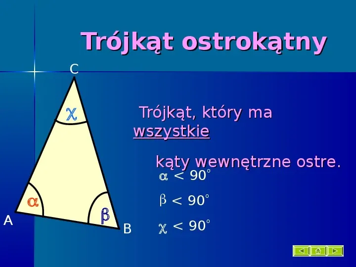 Klasyfikacja trójkątów - Slide 11
