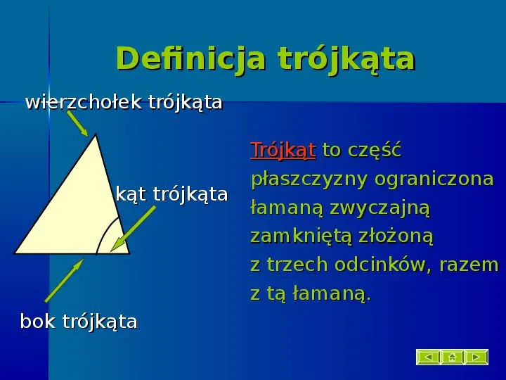 Klasyfikacja trójkątów - Slide 4