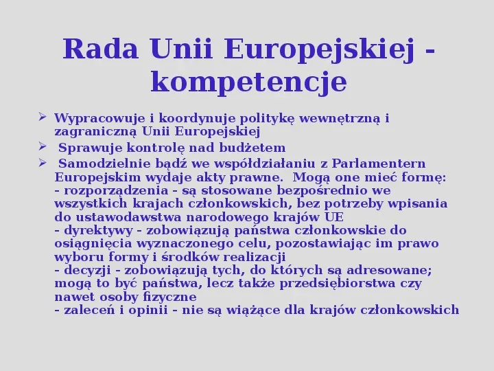 Komisarze, deputowani i audytorzy, czyli kto rządzi w Unii Europejskiej. - Slide 11