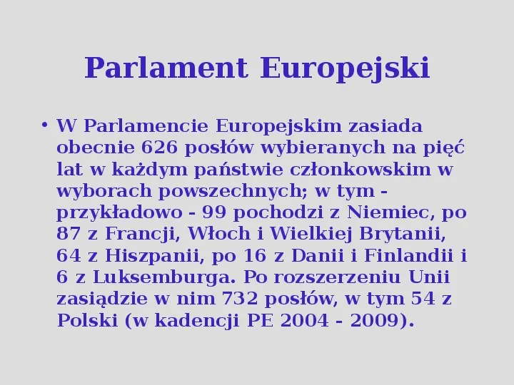 Komisarze, deputowani i audytorzy, czyli kto rządzi w Unii Europejskiej. - Slide 21