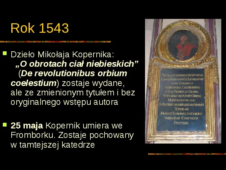 Mikołaj Kopernik - Slide 13
