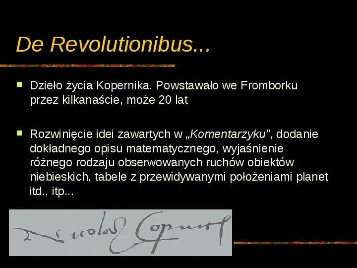 Mikołaj Kopernik - Slide 23