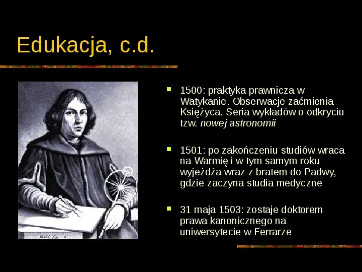 Mikołaj Kopernik - Slide 5