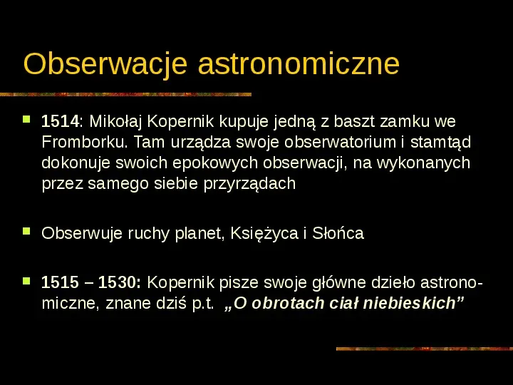 Mikołaj Kopernik - Slide 8
