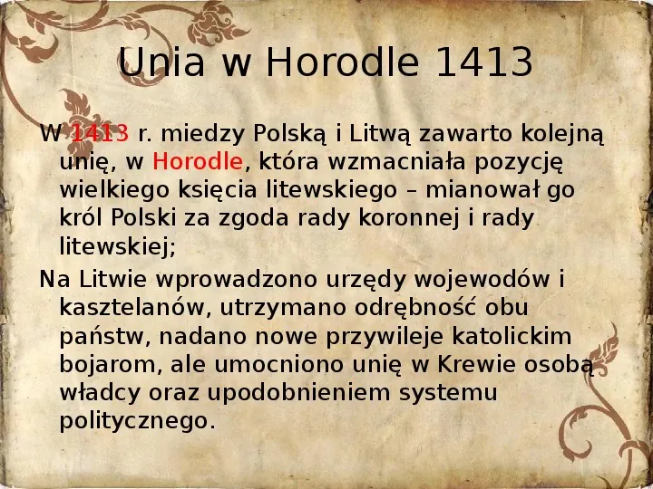 Korona Królestwa Polskiego na przełomie XIV i XV - Slide 17