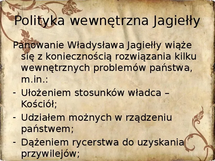 Korona Królestwa Polskiego na przełomie XIV i XV - Slide 19