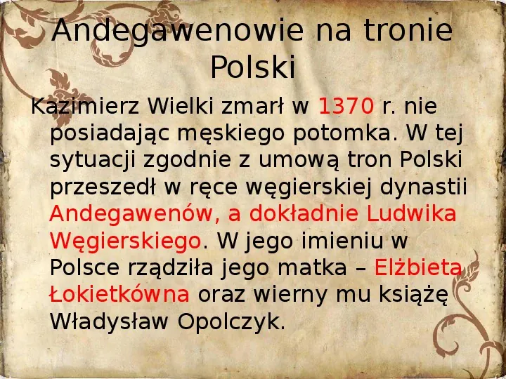 Korona Królestwa Polskiego na przełomie XIV i XV - Slide 2