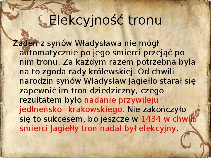 Korona Królestwa Polskiego na przełomie XIV i XV - Slide 23