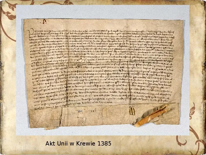 Korona Królestwa Polskiego na przełomie XIV i XV - Slide 7