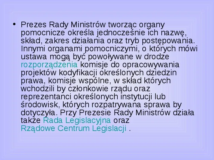 Rada ministrów - Slide 30