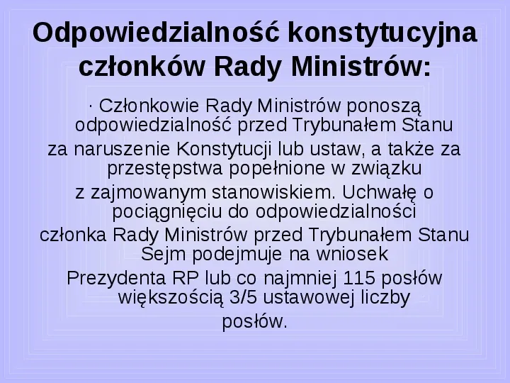 Rada ministrów - Slide 39