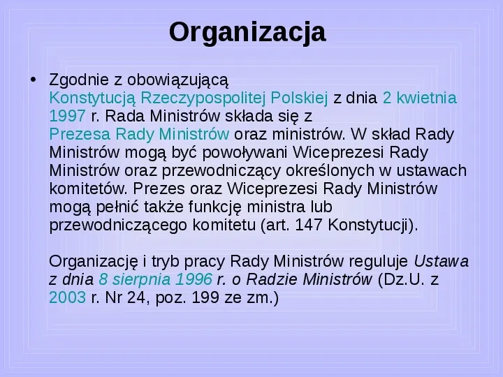 Rada ministrów - Slide 7