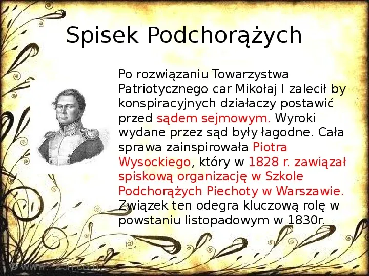 Królestwo Polskie w dobie konstytucyjnej (1815 - 1830) - Slide 16