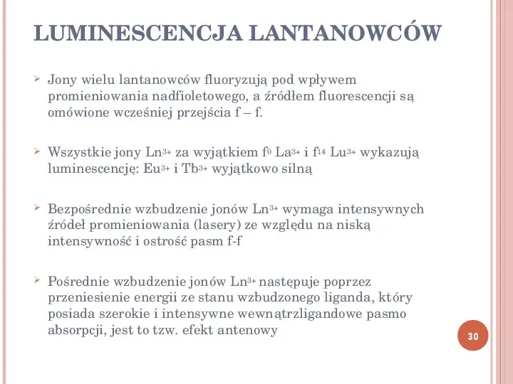 Lantanowce - Slide 30