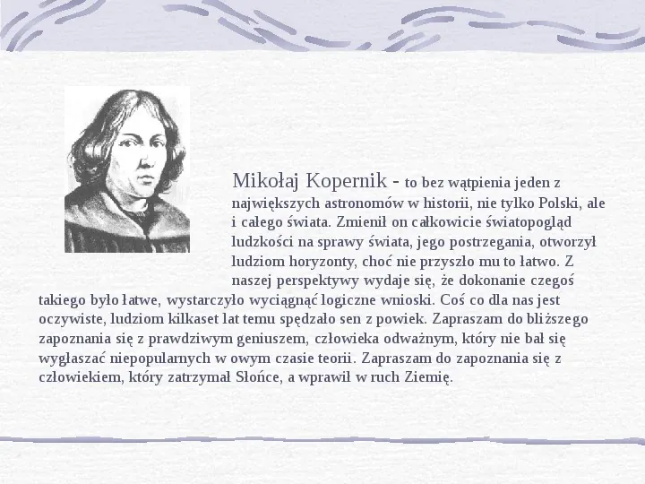 Mikołaj Kopernik - Slide 2