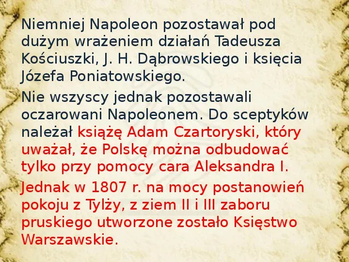 Napoleon a sprawa polska - Slide 10
