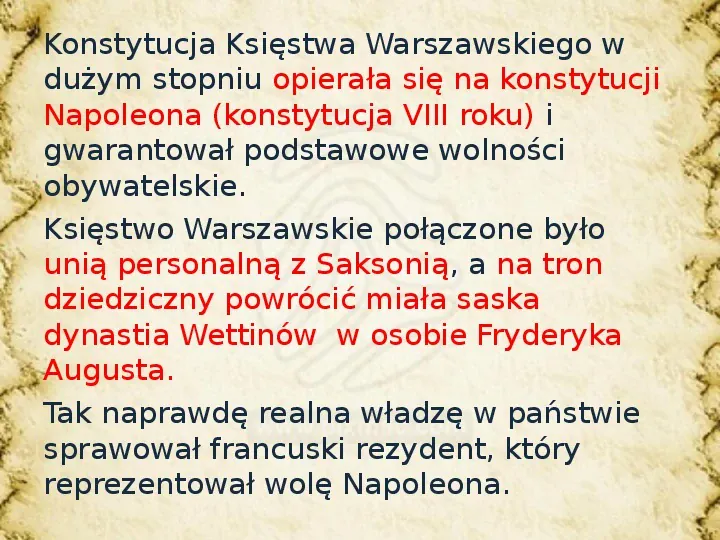 Napoleon a sprawa polska - Slide 13