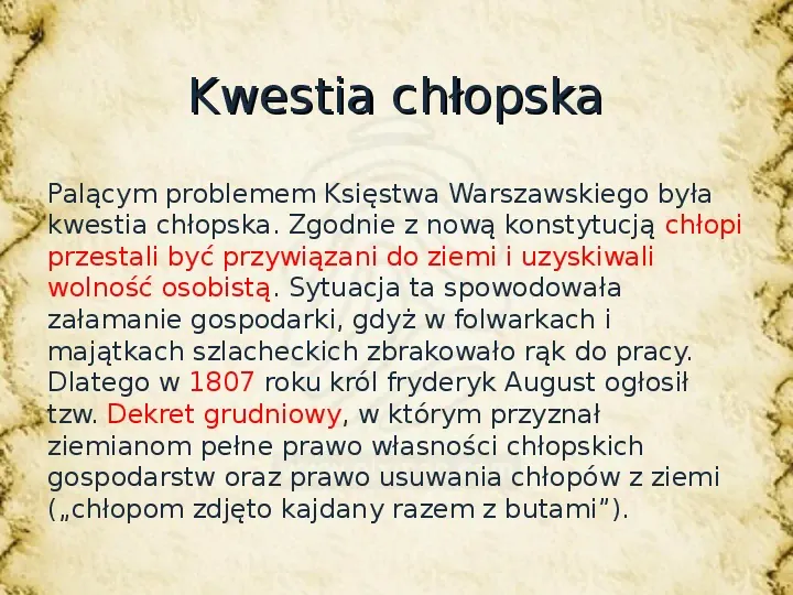 Napoleon a sprawa polska - Slide 21