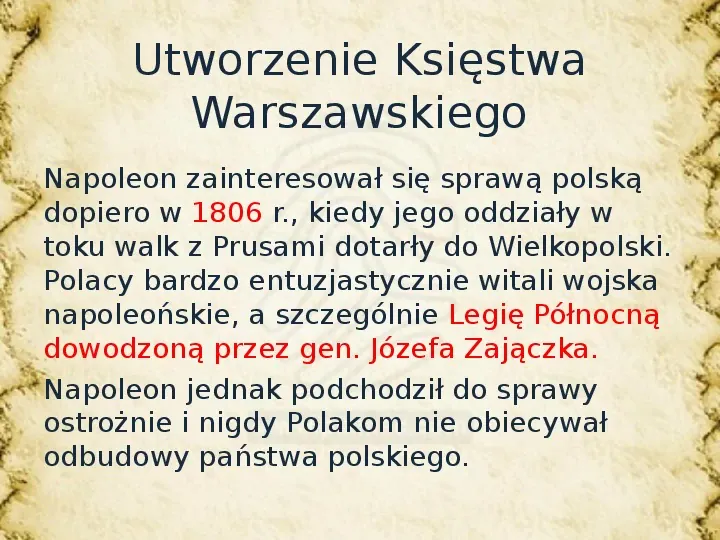 Napoleon a sprawa polska - Slide 9