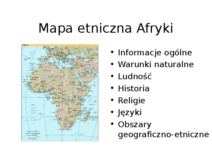 Afryka - kontynent - Slide 1