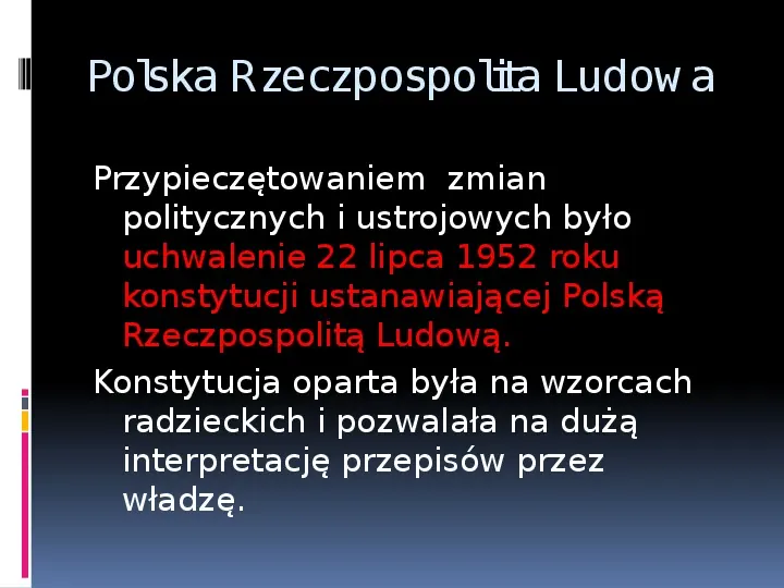 Okres stalinowski w Polsce - Slide 10