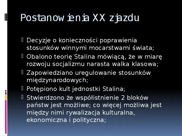 Okres stalinowski w Polsce - Slide 17