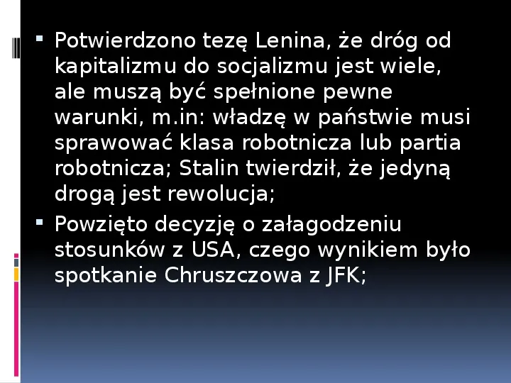 Okres stalinowski w Polsce - Slide 18