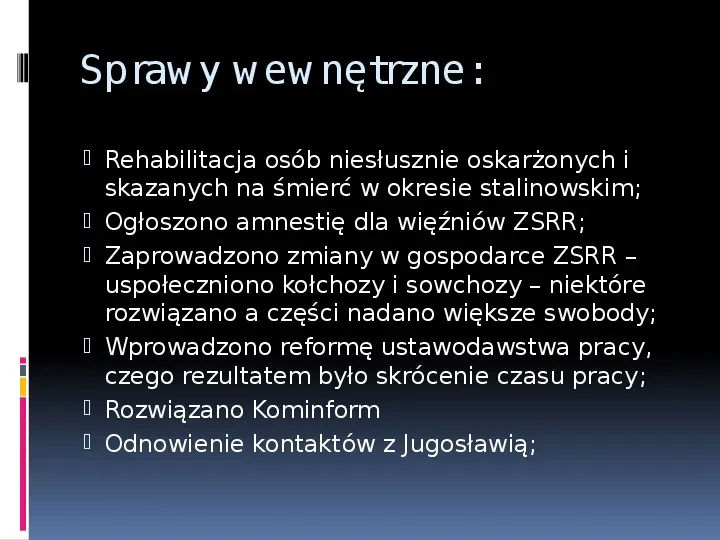 Okres stalinowski w Polsce - Slide 19