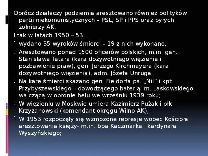 Okres stalinowski w Polsce - Slide 3