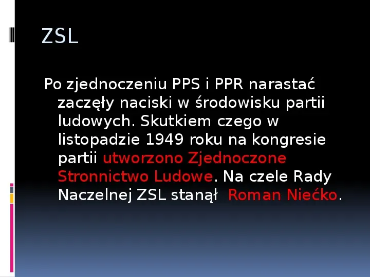 Okres stalinowski w Polsce - Slide 6