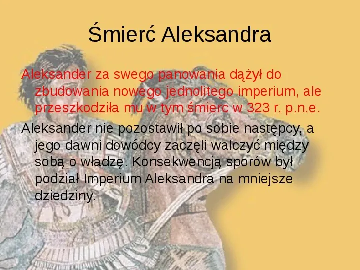 Podboje Aleksandra Wielkiego - Slide 18