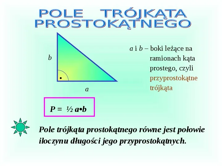 Pola figur płaskich - Slide 15