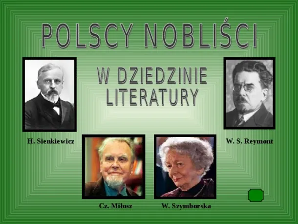 Polscy nobliści - Slide pierwszy