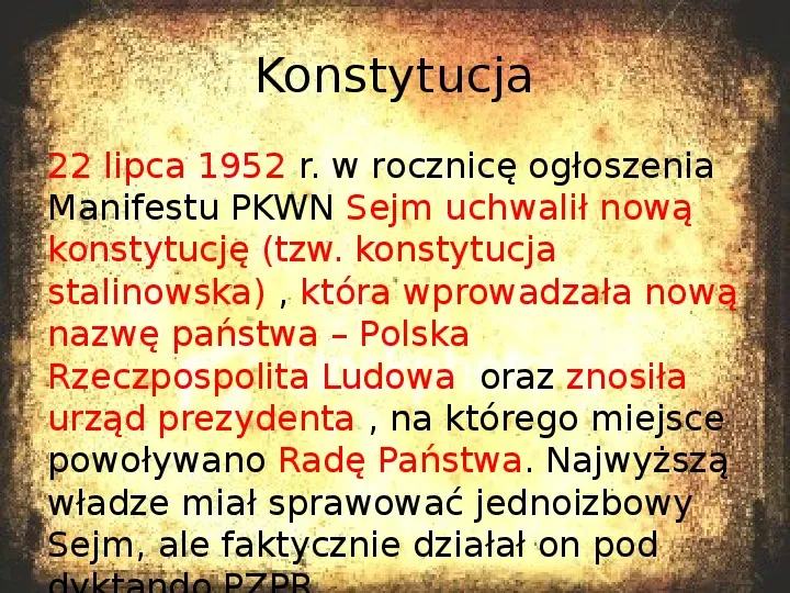 Polska po II wojnie światowej - 1946 - 89 - Slide 16
