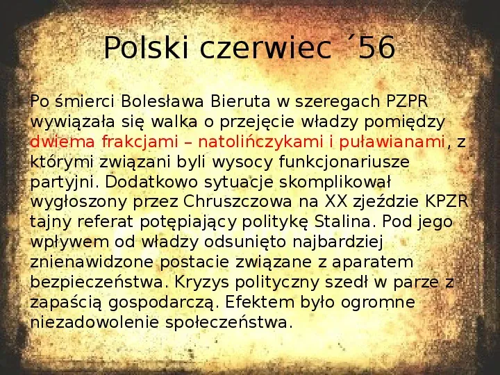 Polska po II wojnie światowej - 1946 - 89 - Slide 21