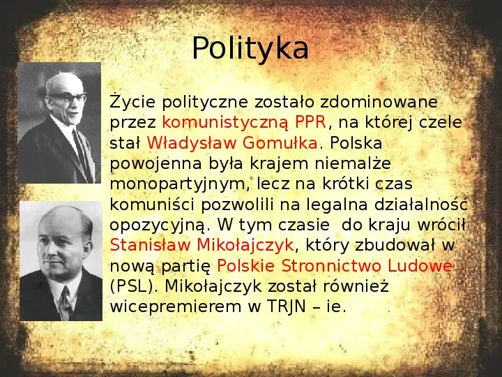 Polska po II wojnie światowej - 1946 - 89 - Slide 8
