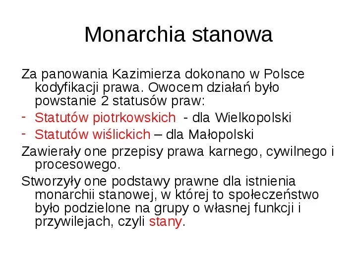 Polska za panowania Kazimierza Wielkiego - Slide 14
