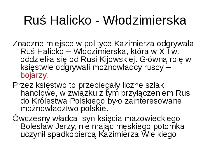 Polska za panowania Kazimierza Wielkiego - Slide 15