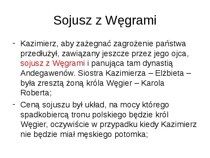 Polska za panowania Kazimierza Wielkiego - Slide 4