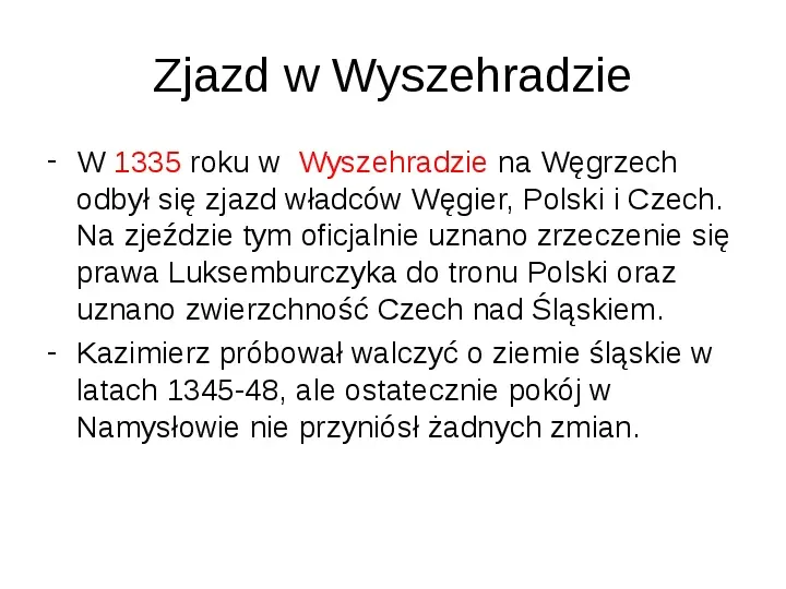Polska za panowania Kazimierza Wielkiego - Slide 7