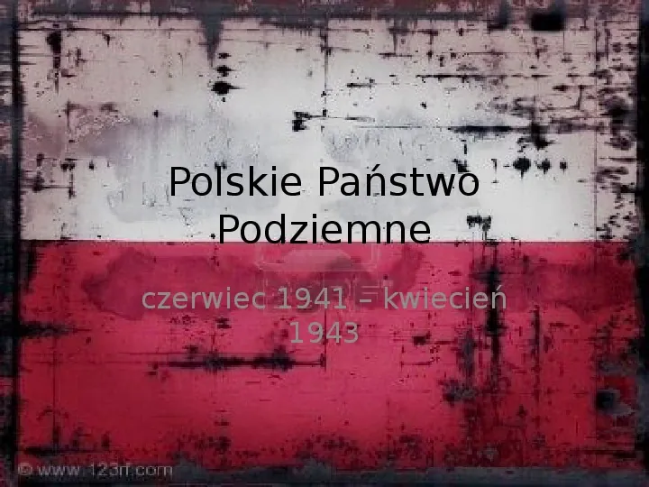 Polskie Państwo Podziemne - Slide 10