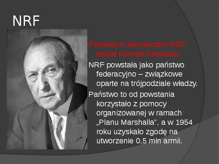 Powstanie dwóch państw niemieckich - NRD i NRF - Slide 11