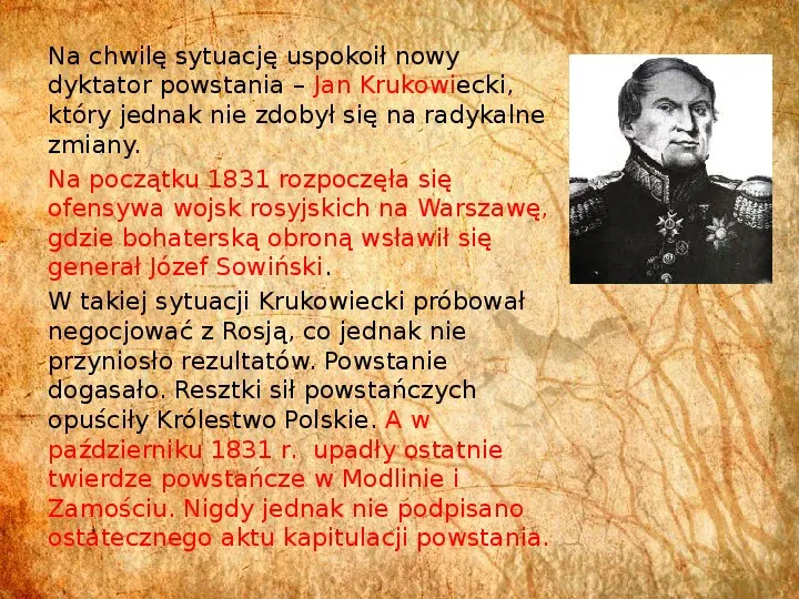 Powstanie listopadowe 1830 - 1831 - Slide 11
