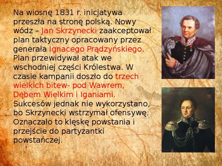 Powstanie listopadowe 1830 - 1831 - Slide 9
