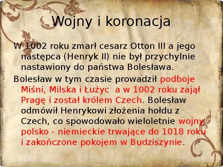 Powstanie państwa polskiego - od Mieszka I do Bolesława Krzywustego (1109) - Slide 19