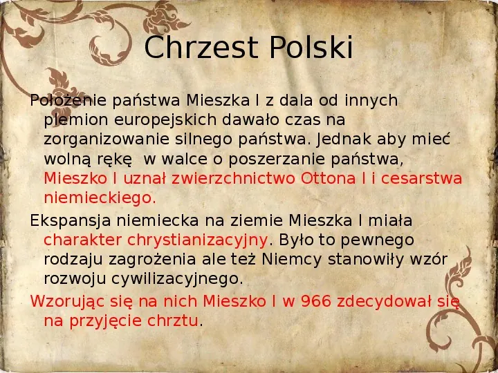 Powstanie państwa polskiego - od Mieszka I do Bolesława Krzywustego (1109) - Slide 7