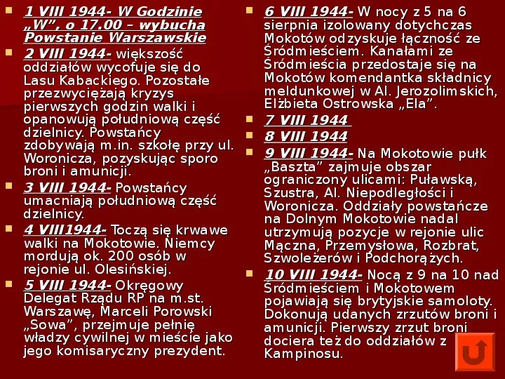 Powstanie Warszawskie 1944 - Slide 19