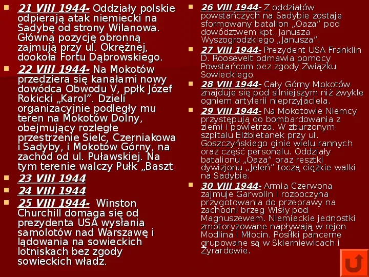 Powstanie Warszawskie 1944 - Slide 21
