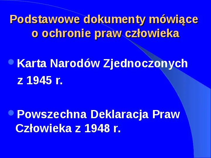 Prawa człowieka w Polsce - Slide 2